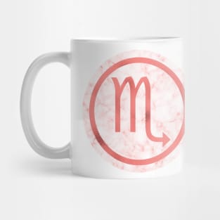 Living Coral Marble Zodiac - Scorpio Mug